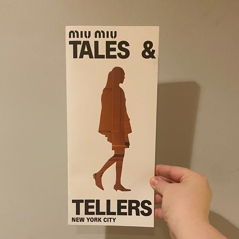Miu Miu Brown Silhouette Brochure